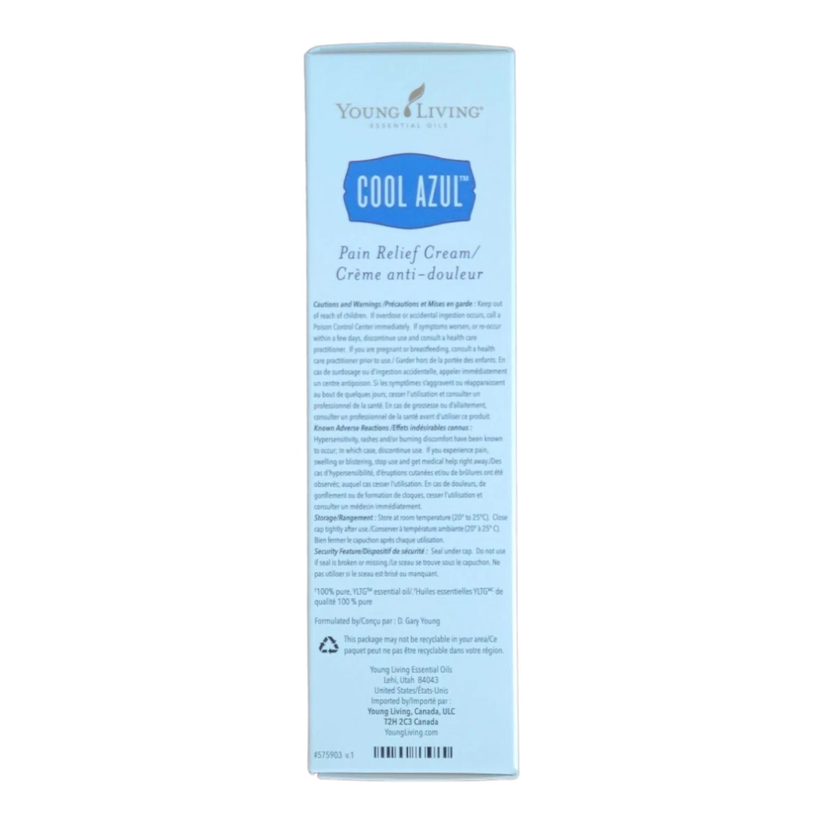 Young Living Cool Azul Cream (100 g) - New - Free Shipping - Exp. 7/2028
