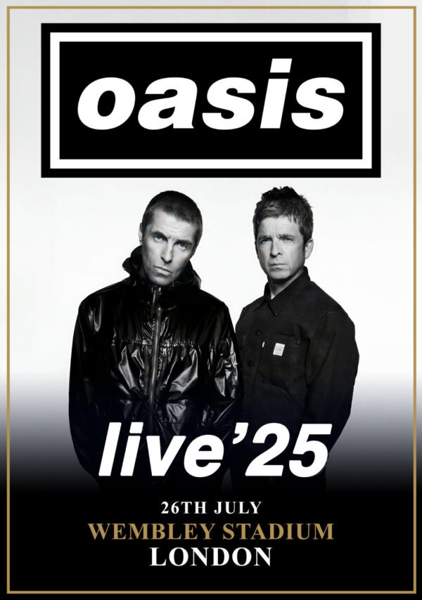 OASIS live '25 Reunion Tour: LONDON Wembley Stadium – 26