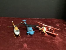 Disney Pixar Cars 1:55 Ron Hover, Barney Stormin, Dinoco Rotor Turbosky