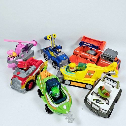 Paw Patrol gemischtes Konvolut - Chase, Marshall, Rubble, Skye, Zuma Actionfiguren sehr guter Zustand