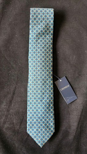 CREMIEUX COLLECTION SEIDENKRAWATTE MADE IN ITALY TÜRKIS - NEU MIT ETIKETT - Bild 3 von 6