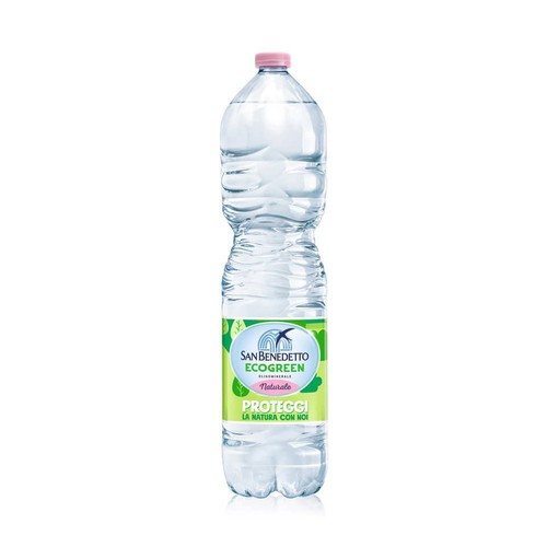 Acqua minerale 1,5 L Ecogreen San Benedetto naturale in conf. da 6 bottiglie - 1 - Foto 2 di 3
