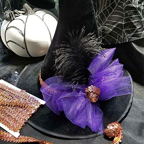 Pack of 6 Premium Shiny Spools of 6 Inch X 25 Yards | Lilac Tulle - Picture 2 of 6