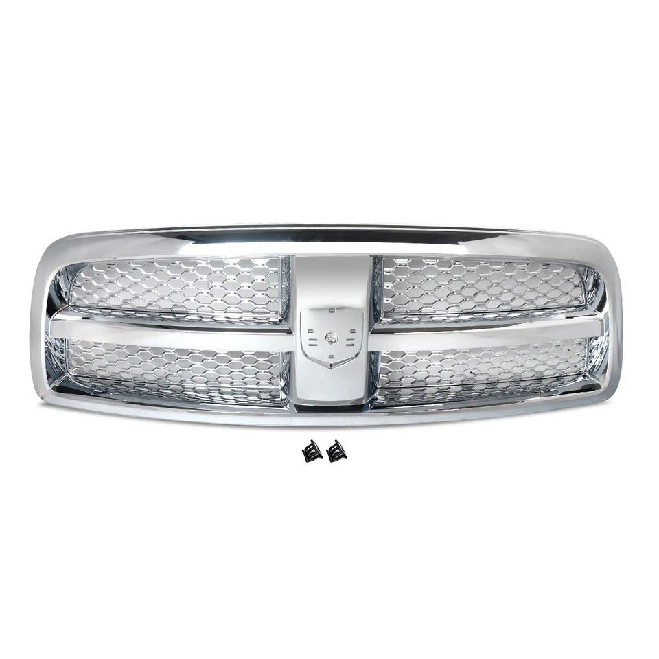 Front Grille For 2011-2012 Ram 1500 2009-2010 Dodge Ram 1500 Chrome Grill Foto 2 de 4