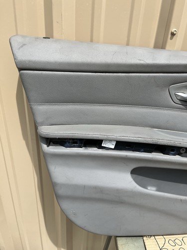 2006-2011 BMW 328i E90 Sedan Left Driver Front Interior Door Panel Grey Color - Picture 3 of 24