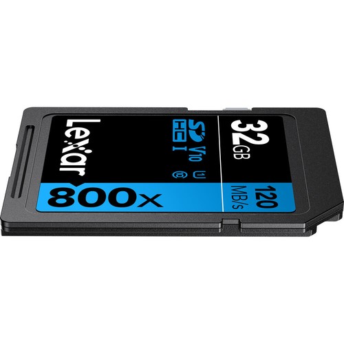 Lexar 32GB High-Performance 800x UHS-I SDHC Karta pamięci BLUE Series - (3-pak) - Zdjęcie 7 z 7