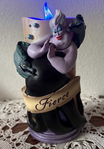 Bradford Exchange Disney Villain Kerze Ursula Little Mermaid wilde blaue Flamme
