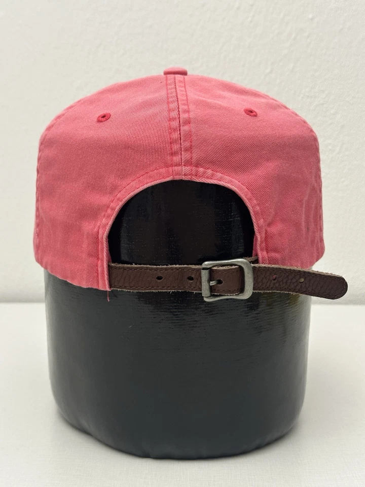 De colección Polo Ralph Lauren Ecuestre Bordado Cresta Sombrero Correa de Cuero Foto 4 de 4