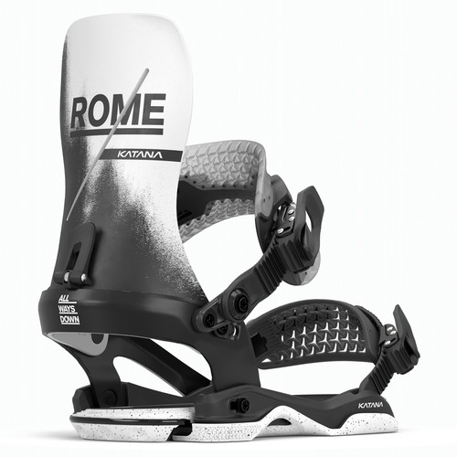 Rome KATANA AW Snowboard Bindung - Black White - Bild 2 von 12