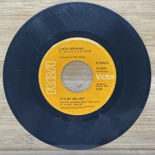 Linda Hopkins - It's My Belief / Deep In The Night 7" 45 RPM RCA Soul