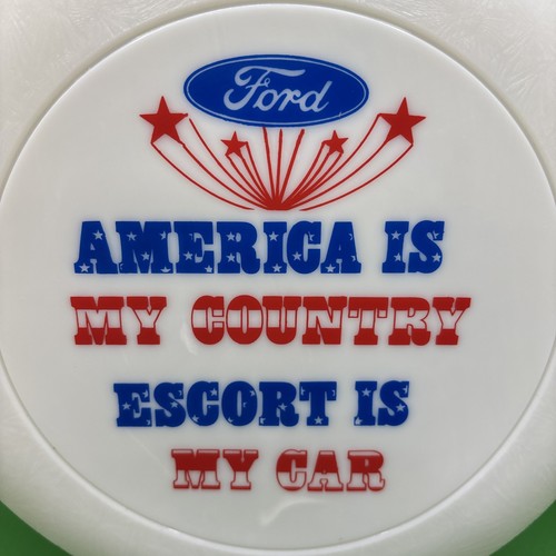 RARE Colt Dumont Discus Frisbee - Ford "America Is My Country, Escort Is My Car" - Picture 2 of 7