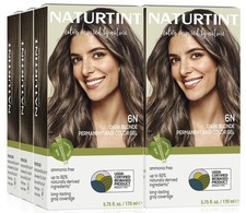 Naturtint 6N Dark Blonde Permanent Hair Color Pack of 6 Ammonia Free Vegan Cr...