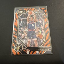 2024-25 Panini Select Courtside #294 - CAM CHRISTIE Rookie - SSP TIGER PRIZM RC