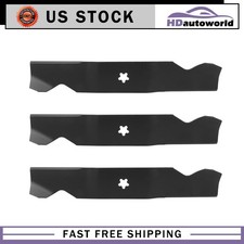 3PK Mower Blades For Husqvarna 532187256 AYP 187256 High Lift 54" Cut