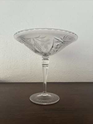 Glas Bon Bon Dish - 20 cm hoch, 20 cm dia.