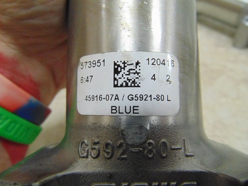 Harley 08-17 Softail FLST Fork Sliders Left Right PAIR P/N: 45918-07 45917-08 - Picture 13 of 14