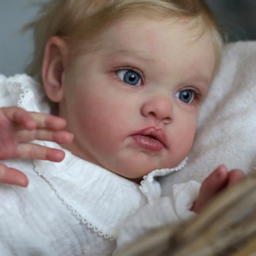 Adorable 24" Reborn Baby Doll Newborn Cloth Body Realistic Toddler Handmade Toy - Bild 3 von 4