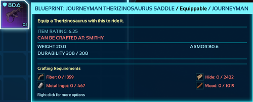 Ark ASA PVE BP Yuty Rex Carch Theri Mantis Saddle Hazard Suit Blueprint Carcharo - Picture 156 of 239