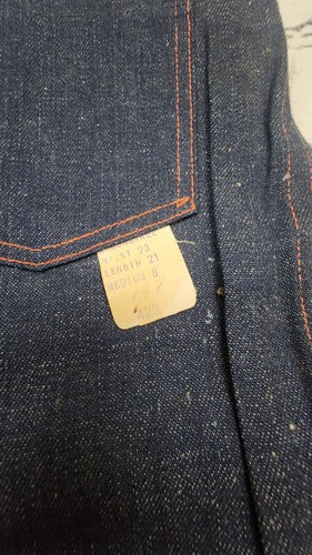 Nuevo con etiquetas Nuevo de Lote Antiguo WASHINGTON DEE CEE Denim 23x21 JUVENTUD De Colección Años 40 50 Hecho en EE. UU. Sanforizado - Imagen 3 de 10