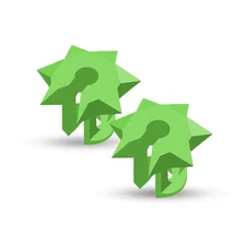 Bowmar Original Nose Button for Consistent Anchor Point in Archery 8 Colors