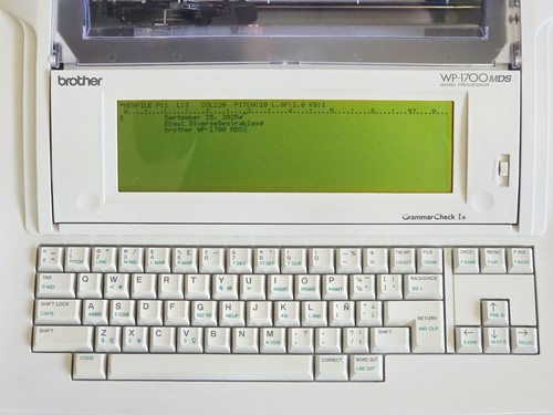 Brother WP-1700MDS Word Processor Typewriter Digital w/ Software - Tested Works! - Picture 16 of 24
