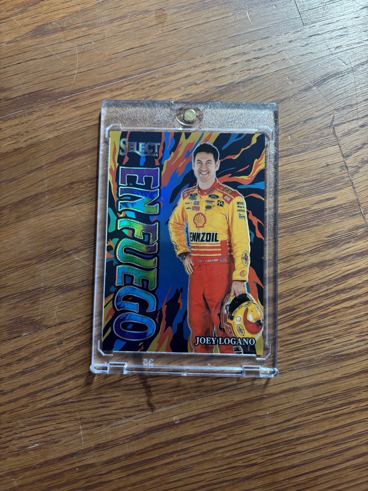 2024 Select #12 Joey Logano En Fuego Tie-Dye Prizm /25