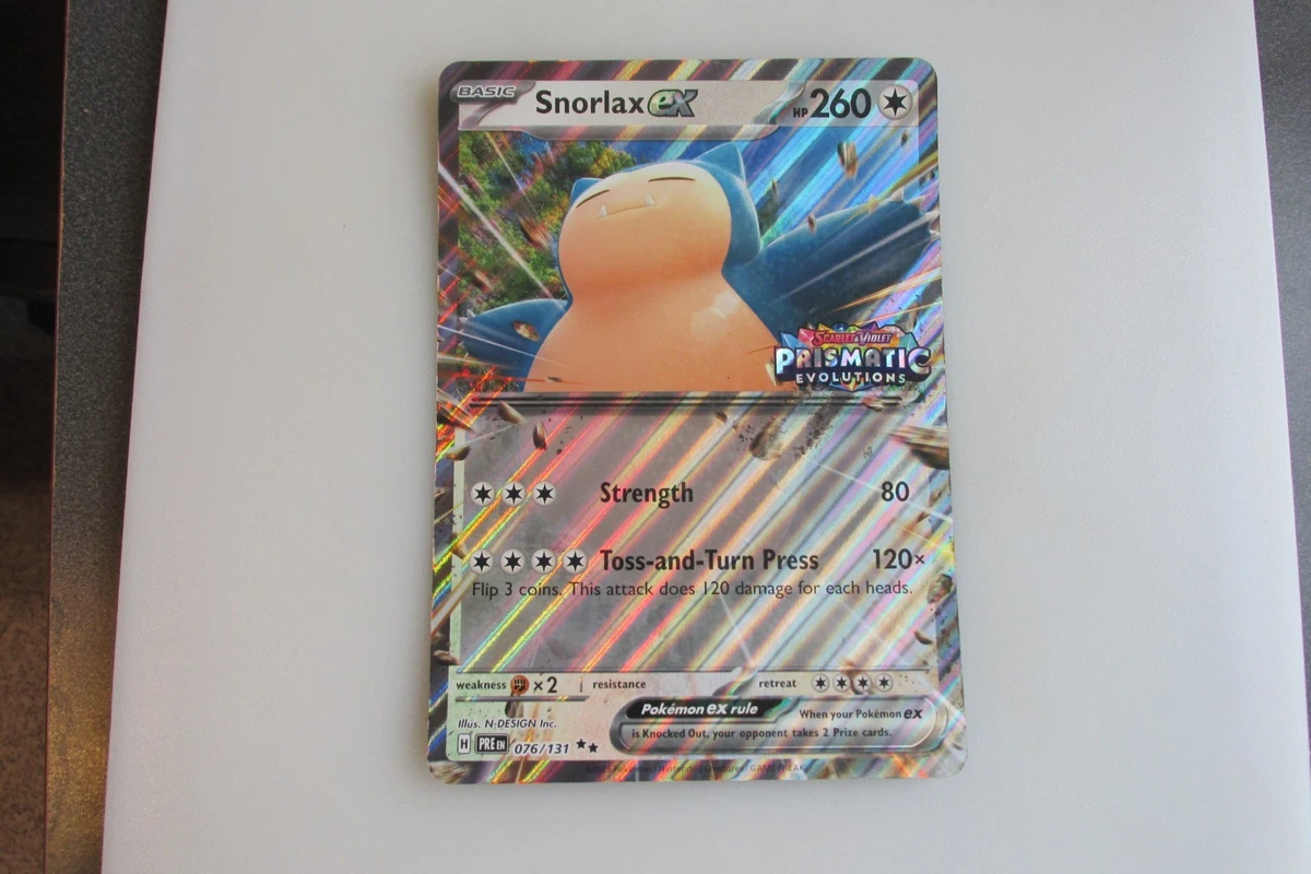 Snorlax Ex Pokémon TCG Cards for sale