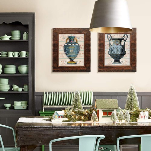 Holz Bilderrahmen 8x10 Zoll, Holzbohlen Design mit rustikaler brauner Oberfläche, W... - Bild 7 von 7