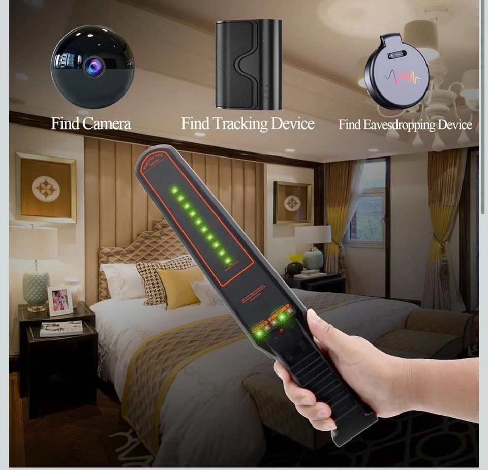 KAXYUYA Hidden Camera Detector, Bug Detector, GPS Tracker Detector Brand New - Image 2 of 4