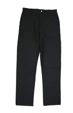 Uncommon Threads Pants Mens 32 Black Chef Workwear Polyester Cotton Blend 4013