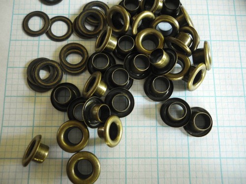 Eyelets-w-washer 5mm ID hole,10mm flange 4.8mm high for shoes,bags-6 col Qty 50 - Picture 18 of 77