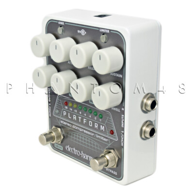 Electro-Harmonix - Platform - Stereo Compressor/Limiter Pedal With Distortion...