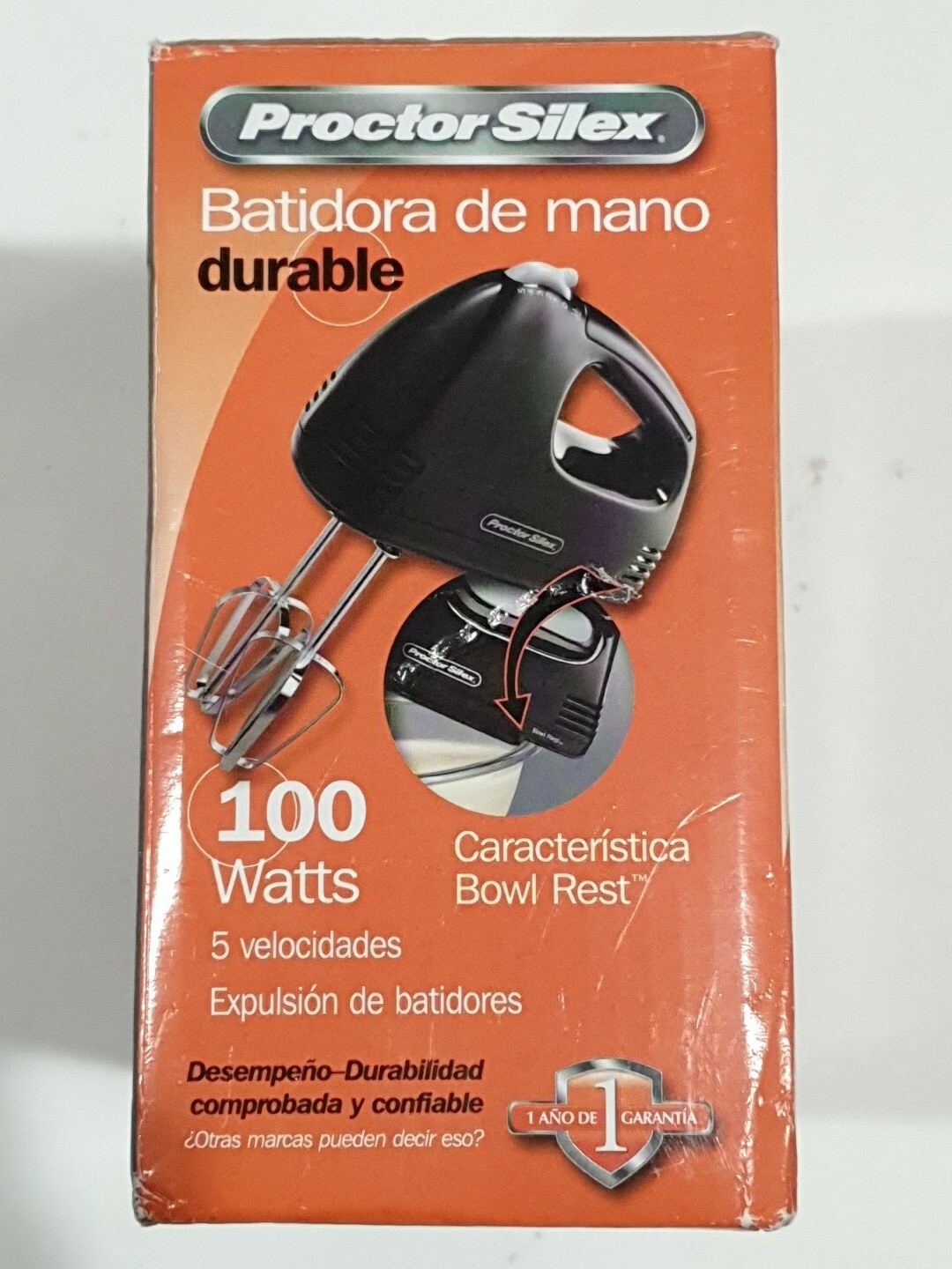 Proctor Silex 5 speed Hand Mixer with Chrome Beater NIB eBay