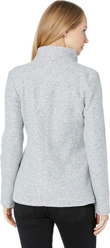 In Fleece Front Jacket Knit Mind Bb Dakota Zip Women's Brushed tw88q1