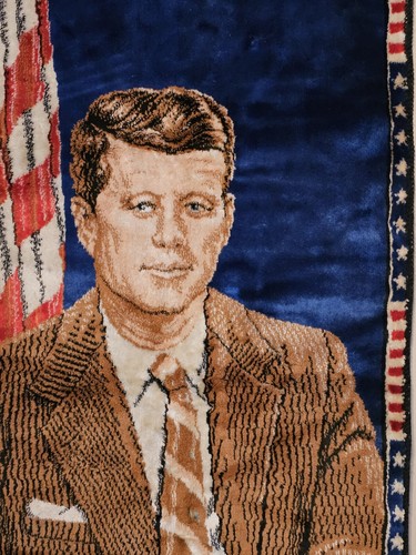1964 John F Kennedy, Ramallah Trading Co. Wandteppich Teppich Banner 20x38 Wandbild - Bild 2 von 7
