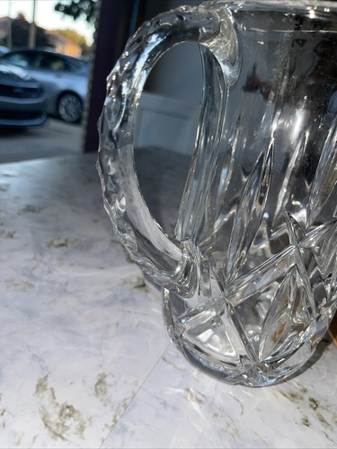 GORHAM FINE LEAD CRYSTAL PITCHER LADY ANNE HAND CUT, ORIGINAL STICKER 8.5" TALL  - Bild 3 von 6