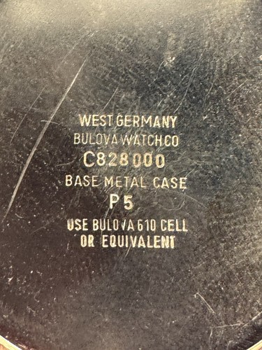 VINTAGE BULOVA POCKET WATCH WEST GERMANY NEW BATTERY 2” SWISS 92D22Y C828000 - Picture 12 of 13