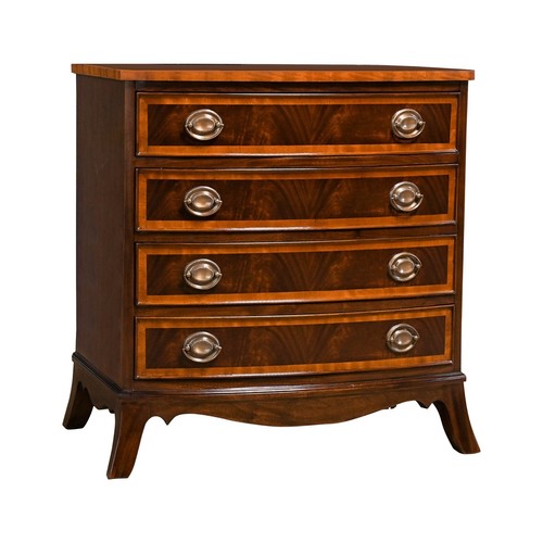 NBR028, Niagara Furniture,  Banded Mahogany Chest of Drawers  - Picture 1 of 15