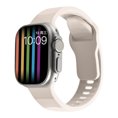 Sport Band for Apple Watch Series10 42 46mm Soft Silicone Replacement Waterproof - Picture 30 of 43