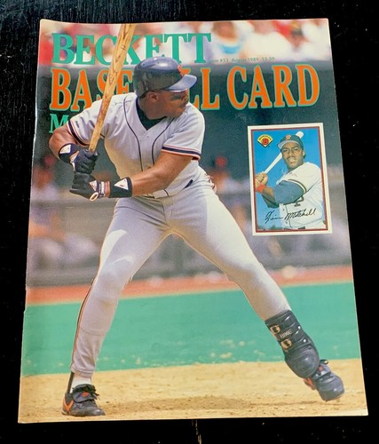 Kevin Mitchell Rare Cover Beckett Baseball Magazine August 1989 Giants Griffey - Picture 1 of 3