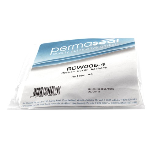 Permaseal RCW006-4 Rocker Cover Washers for Holden Calais VX VY VZ LS1 5.7L V8 - Picture 8 of 8