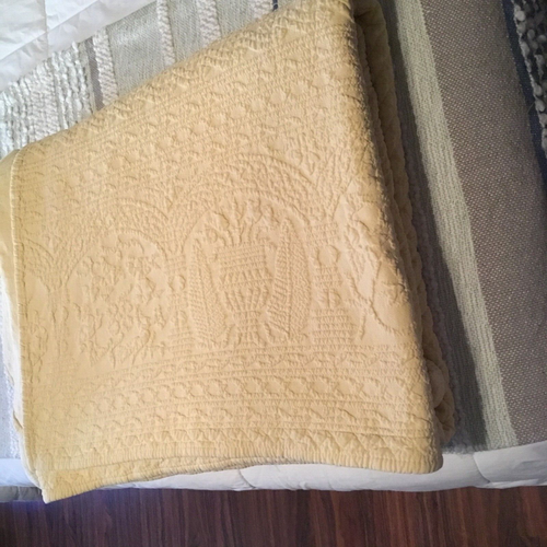 WILLIAMSBURG Royal Heritage Home matelasse amarillo suave CALMA DOBLE - Imagen 14 de 14