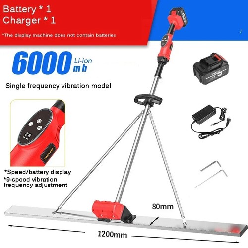 Nivel eléctrico, vibrador de piso, vibrador de mortero, niveladora de concreto - Imagen 8 de 11