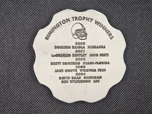 2004 The Rimington Trophy Winners Commerative Medallion - Picture 2 of 8