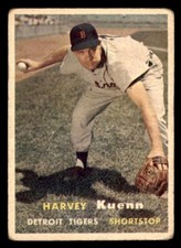 1957 Topps Baseball #88 Harvey Kuenn PR