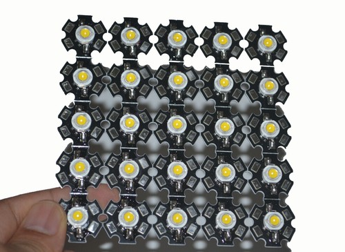 High Power 1W 3W weiß rot grün blau LED Emitter Birne Perlen mit 20 mm Sternbasis - Bild 17 von 19