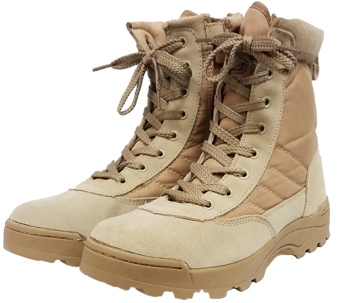 Waterproof army top cadet boots