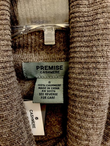 Premise cashmere turtle neck pullover sweater fossil heather NWT size S $168.00 - Bild 4 von 5