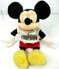 Mickey Mouse Disney Store Chicago T-shirt Plush Authentic Original 14 Inches