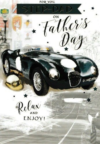 traditional STEPDAD father's day card choose from 4 x step-dad fathers day cards